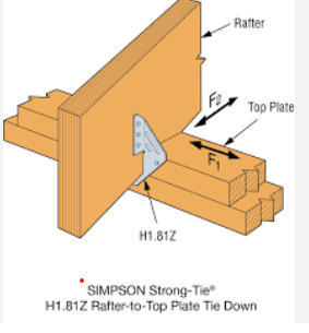 Rebar Rafter Rafter/Plate Holddown H1 at Cassity Jones | Rebar, Mesh, Nails ...