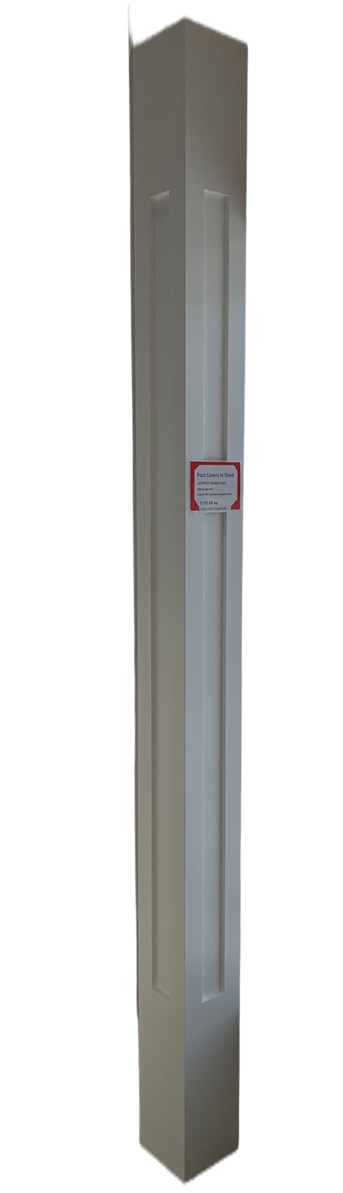 Basement Post Cover to wrap a post Interior use only at The Royal